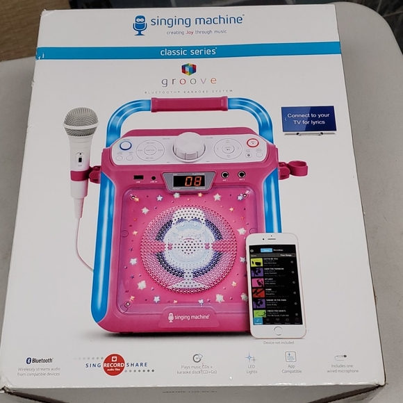 Singing Machine Groove Bluetooth Karaoke System - - Picture 1 of 4